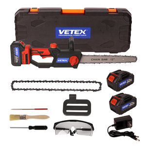 Tronçonneuse sans fil sans balais Vetex Industrial 21V 2000W, 12 pouces, électrique, <span class=keywords><strong>pour</strong></span> la coupe du bois, l'abattage, l'élagage de jardin, Li-ion 4000mAh - Product Image 6