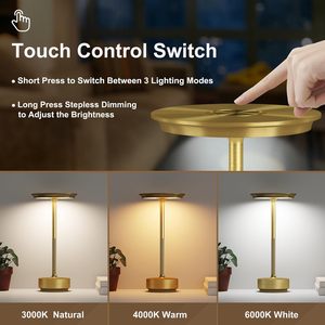 Premium Quality Bedroom Bar Outdoor Aluminium Alloy Touch Swith <b>Rechargeable</b> Flying Saucer Led <b>Table</b> <b>Lamp</b> - Product Image 4
