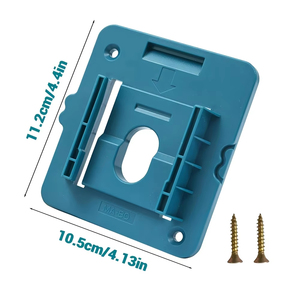 <span class=keywords><strong>Support</strong></span> de <span class=keywords><strong>batterie</strong></span> pour <span class=keywords><strong>batterie</strong></span> <span class=keywords><strong>Makita</strong></span> 18V, <span class=keywords><strong>support</strong></span> mural pour batteries, organisateur de rangement pour outils électriques BL1830 BL1840 BL1850 - Product Image 4