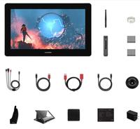 Tablette de dessin numérique HUION Kamvas Pro 16 4K, moniteur d'anime avec stylet sans batterie