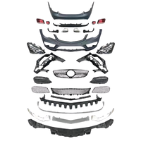 Kit carrosserie pour Mercedes Benz C207 2009-2013, mise à niveau vers le modèle E63 2016 AMG, pare-chocs, phares, capot, ailes, livraison rapide