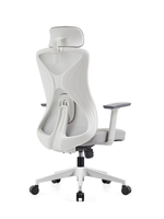 Chaise de bureau en maille JOHOOFURNITURE, respirante, blanche, vente en gros, Silla De Oficina pour manager, confortable, ergonomique, durable
