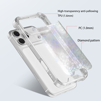 Coque de téléphone antichoc en TPU+PC, design sportif, vente en gros, étuis de luxe pour iPhone 11, 16, 17 Pro Max, sans artisanat spécial