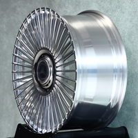 Jantes forgées monobloc 19 20 21 22 pouces 5x112, argentées, multi-branches, avec capuchons flottants pour Mercedes Classe S Maybach, jantes de luxe