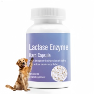 Kapsul keras laktoferin suplemen alami Logo merek kustom profesional kesehatan hewan peliharaan pabrik untuk anjing meningkatkan kekebalan - Product Image 1