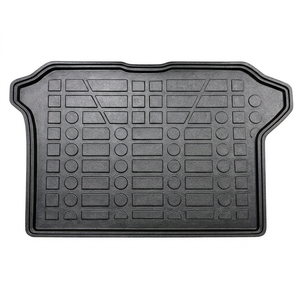 AUDI Q2 2016+ Compatible Luxury 3D TPE Rubber Trunk Liner Upper Boot Mat Premium Carpet <b>Floor</b> Matting-3pcs - Product Image 1