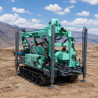 Foreuse hydraulique portative sur chenilles JDL-5 pour puits profonds, machine de forage diesel 500m, équipement de carottage et d'échantillonnage de carottage