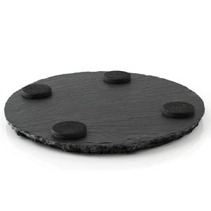 Posavasos de pizarra redonda para bebidas hechos a mano en blanco de Material de grabado láser personalizado de 4 pulgadas para Alemania Embark Maestro <span class=keywords><strong>Dobel</strong></span> - Product Image 3