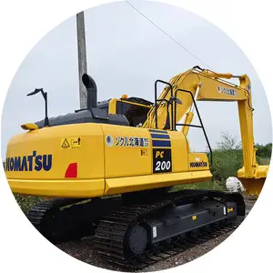 Nuovo arrivo usato PC200-8 Komatsu 20Ton escavatore cingolato Komatsu usato escavatore Komatsu 200 220 240 400 economico e bello