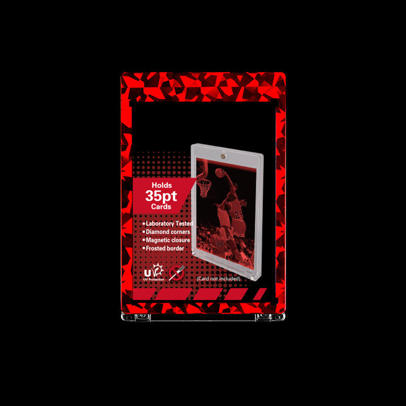 กระจกแตกสีแดง