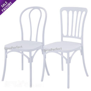 Hot Sale Wedding Event Banquet Party Outdoor Plastic <b>Chairs</b> Stckable Armless White Plastic <b>Chairs</b> for Weddings - Product Image 1