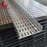 WEIFANGGUQIANG Certifié ISO/CE, Cannelle de câblage électrique perforée en acier galvanisé à chaud pour l'extérieur/l'intérieur, 0,7-3 mm