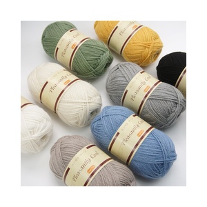 Fil à tricoter et à crocheter en laine mélangée teinte, recyclable et anti-UV, pour tissage, collection automne-hiver 2024, prix abordable - Product Image 4