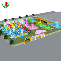 Parc d'attractions gonflable sur mesure OEM ODM, ensemble complet, grand parc à thème gonflable extérieur pour location événementielle