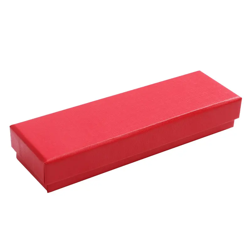 Caixa de empacotamento retangular de alta qualidade personalizada do logotipo da fábrica, caixa do grampo do papel, caixa de presente do marcador da pena