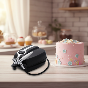 Alat Dekorasi Kue Plastik Kotak Kompak untuk Penghias Kue Rumahan - Perlengkapan Esensial Ramah Lingkungan yang Dapat Disesuaikan 25PSI 10L/mnt Mudah Digunakan - Product Image 1