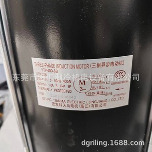 Motor de Refrigeración LW400B YTP400-8B, Eje de 130 mm, Monofásico, 600 RPM, Eficiencia IE2, Totalmente Cerrado - Product Image 2