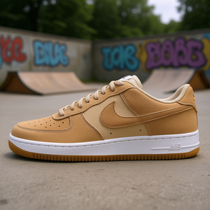 รองเท้าสเก็ตบอร์ด Nike SB Low Top สำหรับผู้ชาย พื้นรองเท้ายางสีน้ำตาลอ่อน ทำจากหนังกลับ - Product Image 2