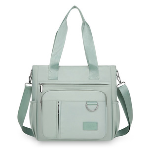 Wholesale Large Capacity <b>Nylon</b> <b>Tote</b> Bag Customized Women's Travel Bags Zipper Waterproof Durable Multipurpose Shoulder Bag - Product Image 4