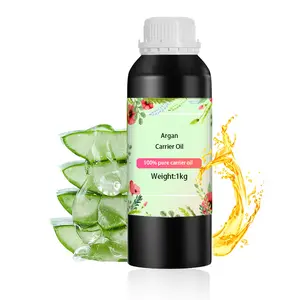 Famosa base portadora de aceite de aloe esencial puro 100% para el cuidado de la piel Aceites orgánicos veganos a granel suministro de fábrica multiusos