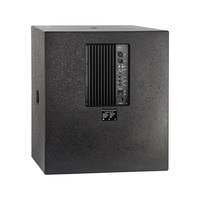 Vente directe Bass Active avec DSP de classe D Single 15 "300watt Powered Black Subwoofer Q15-LAP