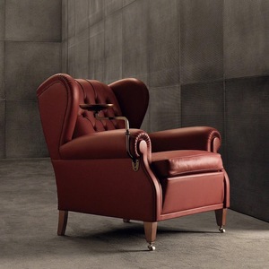<span class=keywords><strong>Poltrona</strong></span> Wingback di lusso leggera sedia per il tempo libero classica americana del padrino 1919 sedia per sigari sedie per divani con fibbia a strappo - Product Image 6