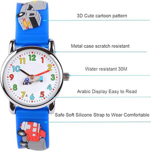 <span class=keywords><strong>Montre</strong></span>-bracelet en silicone étanche au dessin animé 3D personnalisée <span class=keywords><strong>pour</strong></span> enfants <span class=keywords><strong>pour</strong></span> petites filles garçons <span class=keywords><strong>montre</strong></span> à quartz - Product Image 2