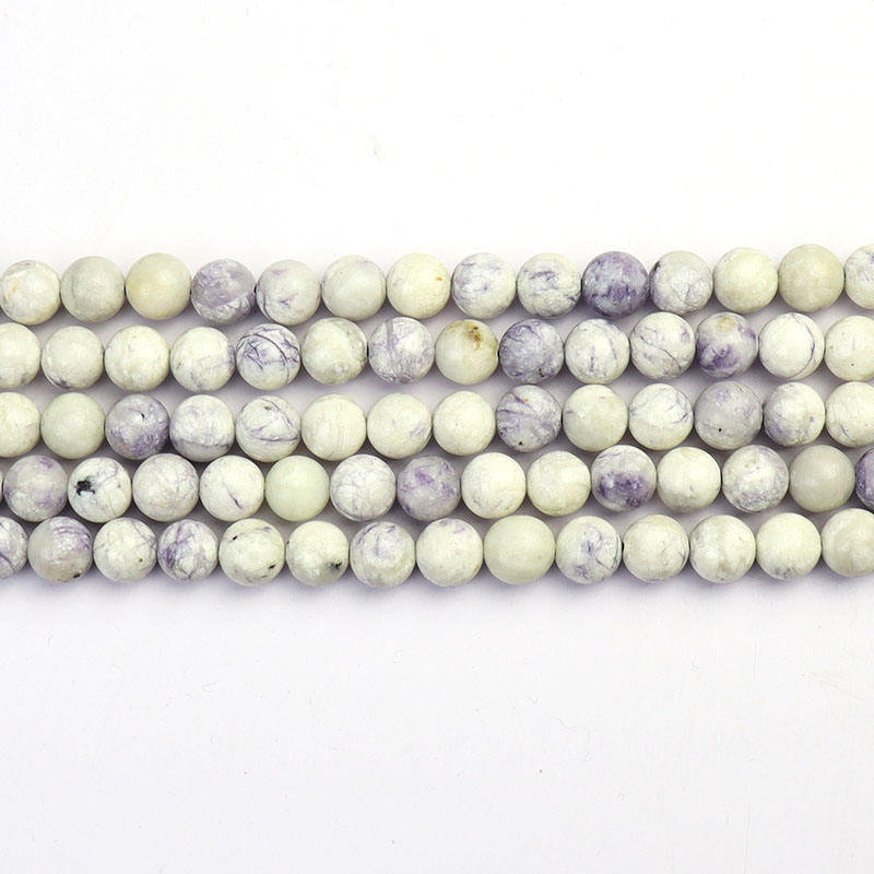 Purple Tiffany Stone Jasper Beads