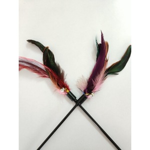 65Cm Kattenteaserstick Met Klokbeetbestendig Kleurrijk Veerontwerp-Plastic En Veermateriaal Voor Oefeningen Voor Huisdieren - Product Image 6