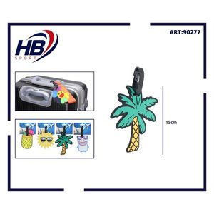 PVC <b>Luggage</b> Tag Palm Tree 15cm Travel <b>Accessory</b> - Product Image 1