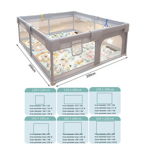 Box Pieghevole Portatile Multifunzione Personalizzabile per Neonati Centro Attività in Tessuto Oxford Resistente all'Usura - Product Image 6