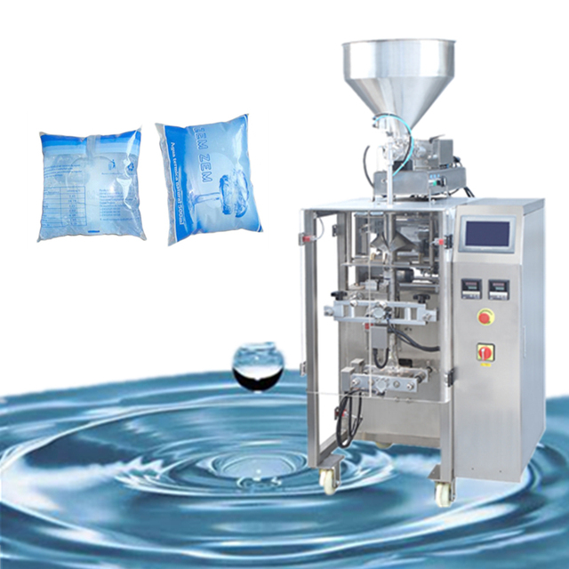 Automatic Drinking Water Pillow Sachet Packing Machine with Wrapping & Labeling Functions for Food and Beverage