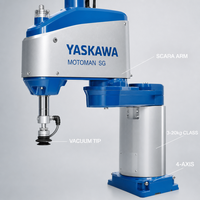 Robot SCARA Yaskawa Série SG 4 axes 3kg 20kg Haute Vitesse pour Prélèvement et Placement avec Contrôleur YRC1000 Moteur de Mouvement Haute Vitesse 1kW