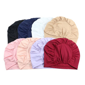 HZM-26033 Gorro Musulmán de Color Sólido a la Moda, Pañuelo Árabe <span class=keywords><strong>para</strong></span> la Cabeza, Turbante, Hijab Musulmán, Gorro Interior - Product Image 2
