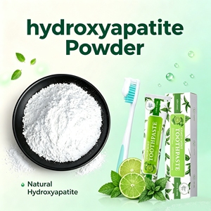 Hidroxiapatita (HAP) al Mejor Precio, 200 nm - 4.5 μm, Materia Prima de Grado Alimenticio, Hidroxiapatita de Calcio, Fosfato Básico de Calcio - Product Image 1