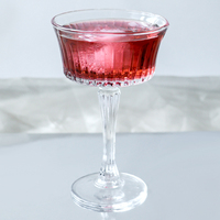 Verres à cocktail en cristal vintage personnalisés en gros, design classique européen moderne, verre à cocktail pour mariage