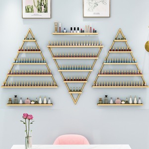 Estante Triangular Metálico de Pared para Exhibición en Comercios, Organizador de Clavos para Supermercados y Tiendas de Belleza - Product Image 4