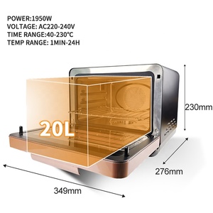 Korea Smart Air Fryer Horno de vapor 20L Pantalla digital Meun Tubos de calefacción duales Fabricante de China OEM ODM con CB - Product Image 5