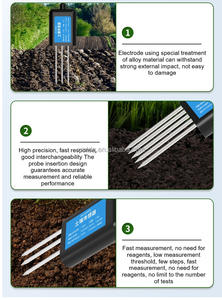 2025 professionnel 8 en 1 humidité du sol conductivité surveillance mètre USB portable sol NPK PH capteur de température et d'humidité - Product Image 2