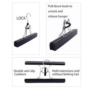 Sac de rangement anti-poussière noir non tissé personnalisé 30*80cm pour perruques, échantillon gratuit, emballage portable et tendance pour extensions capillaires toutes saisons - Product Image 2