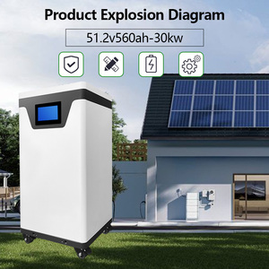 High Power 30Kwh Lithium <b>Battery</b> 51.2V 560Ah 400Ah 314Ah 280Ah <b>48V</b> Home Energy Storage <b>Batteries</b> System With Pulleys - Product Image 3
