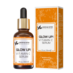 Siero Viso Antiossidante alla Vitamina <span class=keywords><strong>C</strong></span> con Acido Ialuronico, Schiarente, Anti-Macchie, Levigante Rughe, Anti-Età, Idratante 30ml OEM ODM Private Label - Product Image 1