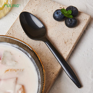 FULING मध्यम वजन सफेद 2.5g लिपटे प्लास्टिक कटलरी प्लास्टिक चम्मच डिस्पोजेबल - Product Image 5