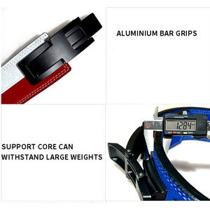 MKAS colore combinazione di cuoio Fitness <span class=keywords><strong>cintura</strong></span> di sollevamento in vacchetta ampia palestra Powerlifting peso sollevamento pesi <span class=keywords><strong>cintura</strong></span> - Product Image 3