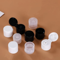 Bouteilles en plastique PET extrudé réutilisables d'approvisionnement d'usine avec bouteille à bouchon rabattable pour shampooing cosmétiques lotion