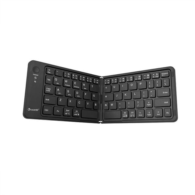 New BT-035A Mini Two-Level Split USB Wireless Foldable Keyboard for Mobile Phone Laptop Pad Custom Logo UK Language Support