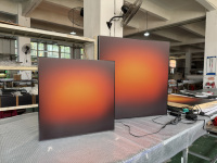 Lampe LED Coucher de Soleil en Gros, Intensité Réglable, Cadre LED, Tableau Lumineux Mural Aura, Boîte à Lumière Coucher de Soleil, Panneau Acrylique Rétroéclairé