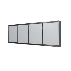 Ingebouwde 75 Inch <span class=keywords><strong>Whiteboard</strong></span> Extra Groot Droog Wisbord Magnetisch Wit Schrijven Horizontaal Schuifbord Voor School - Product Image 1