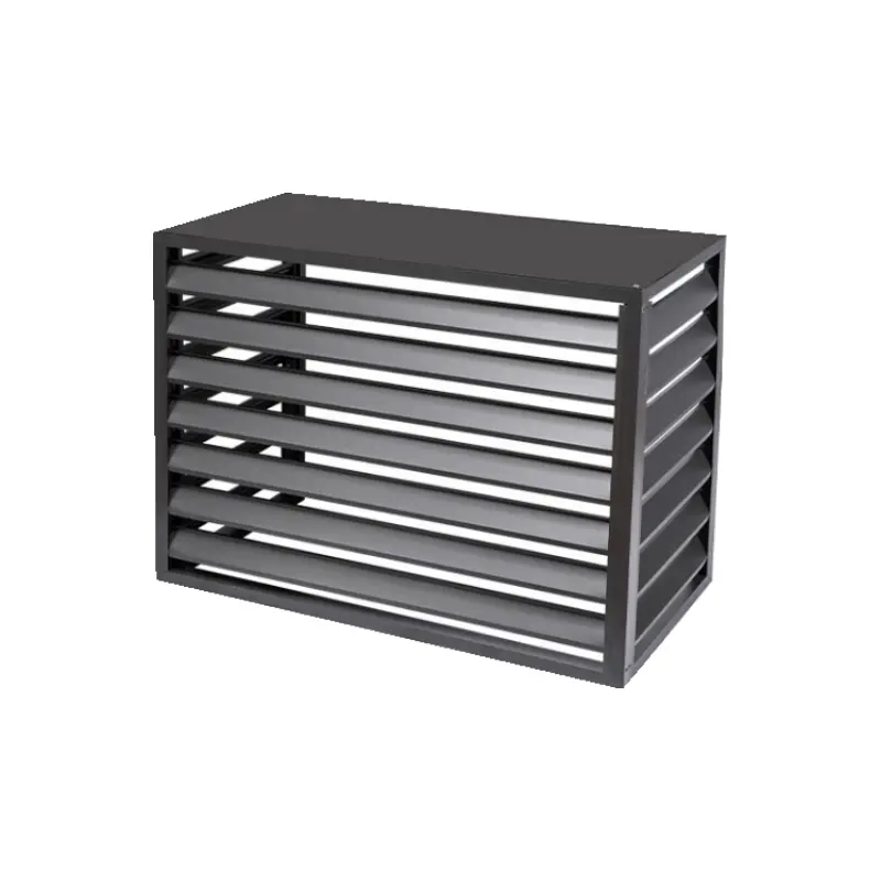 Aluminum Exterior Shutters Louver Exterior Blinds with Low Price Vertical Louvers Blinds Sunshade Louver Shutter Window
