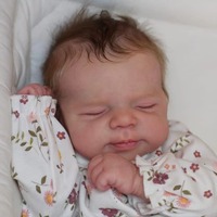 Poupée Reborn réaliste de 18 pouces en vinyle souple, jouet pour enfants, cadeau, vente en gros, personnalisable
